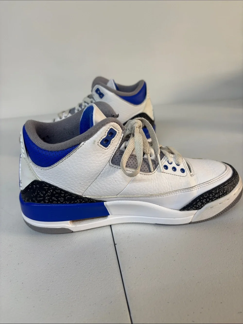 Jordan Men’s Sneakers - White / Royal Blue / Black